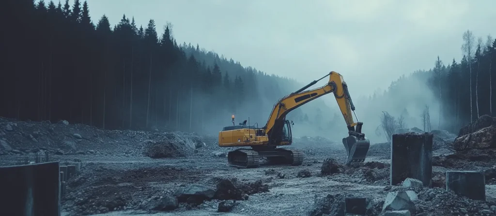 abnet rengöring grävmaskin